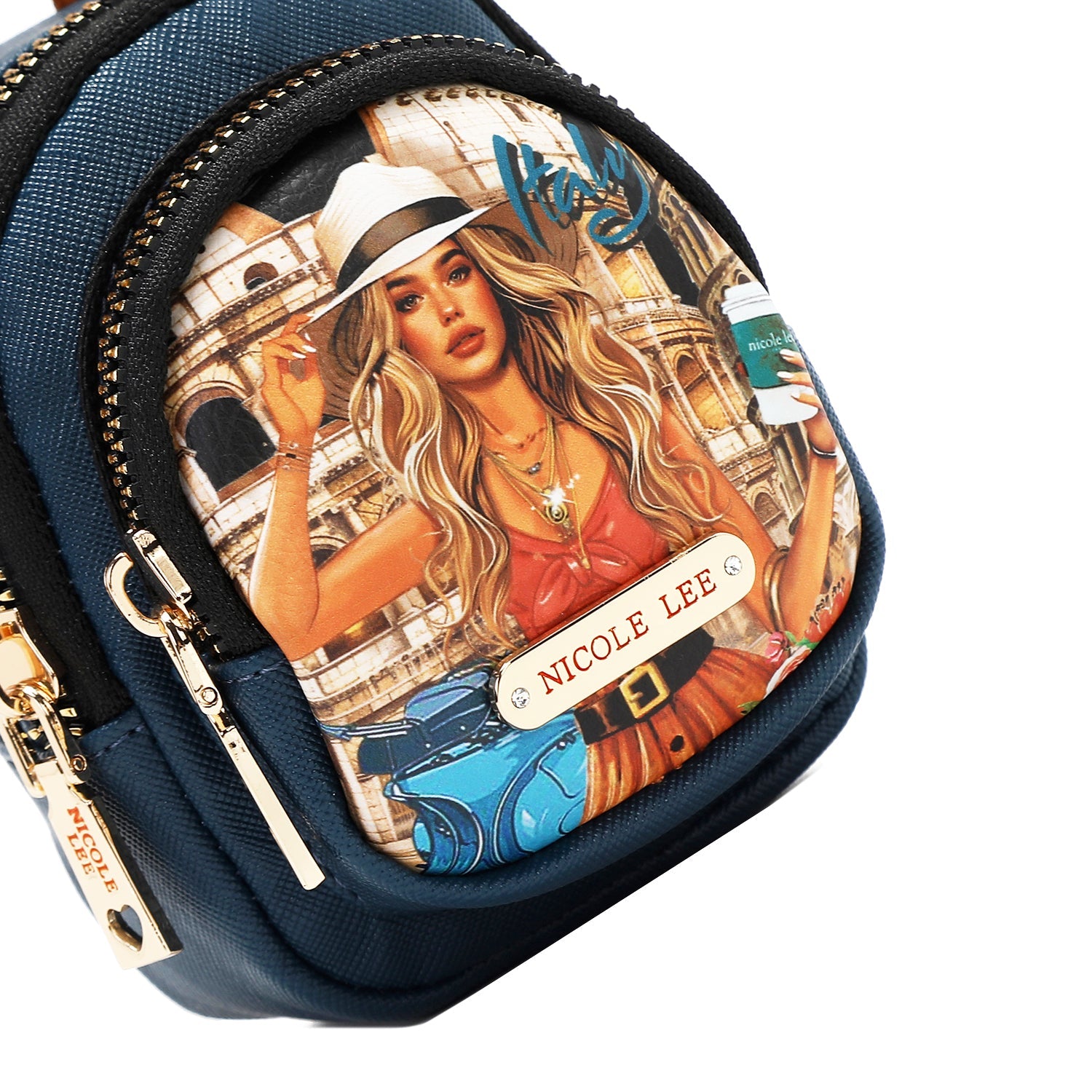 MONEDERO MOCHILA (MARTHA TRAVELS ITALY)